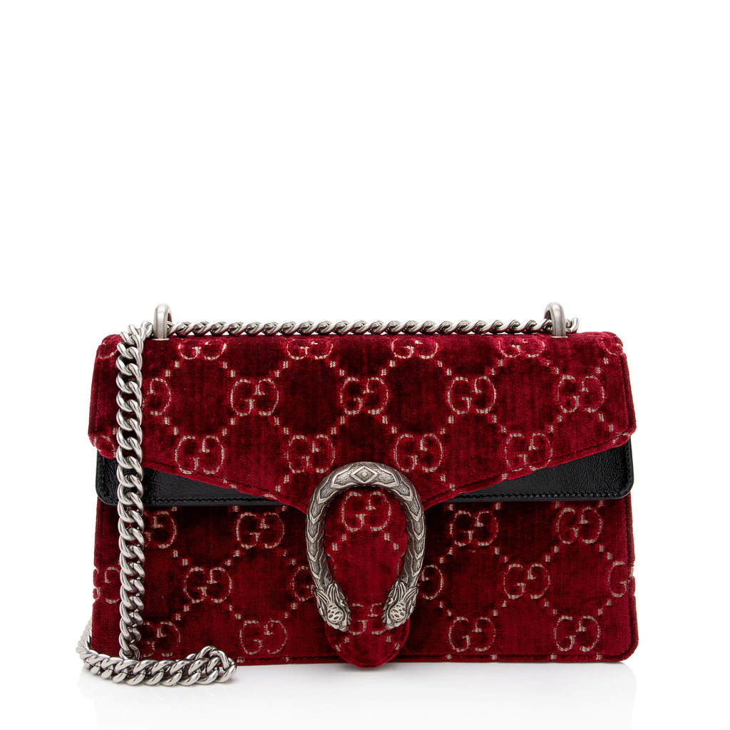 Red gucci velvet bag deals