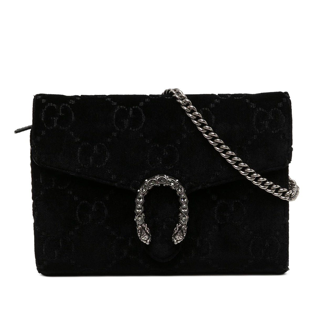 Gucci GG Velvet Dionysus Wallet on Chain