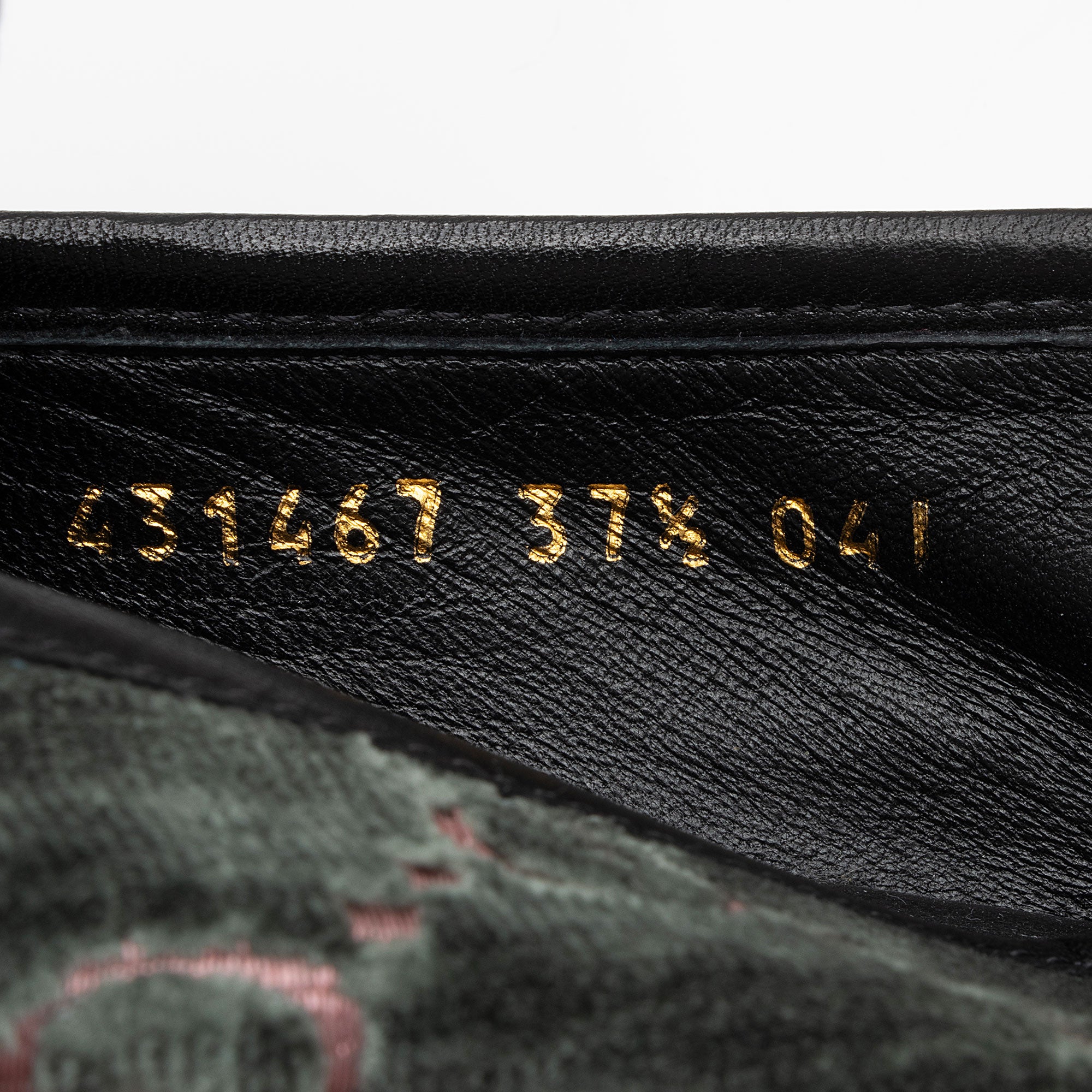 Gucci GG Velvet Horsebit Jordaan Loafers - Size 7.5 / 37.5 (SHF-CwVrAN)