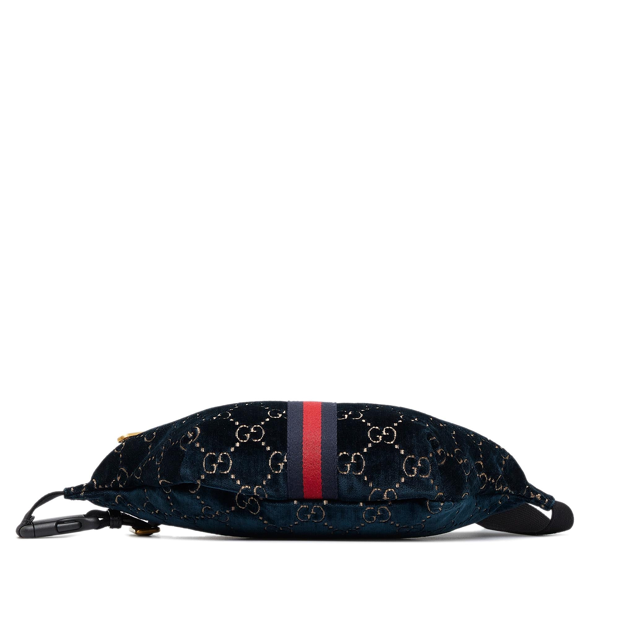 Gucci GG Velvet Ophidia Belt Bag (SHG-SZqQoe)