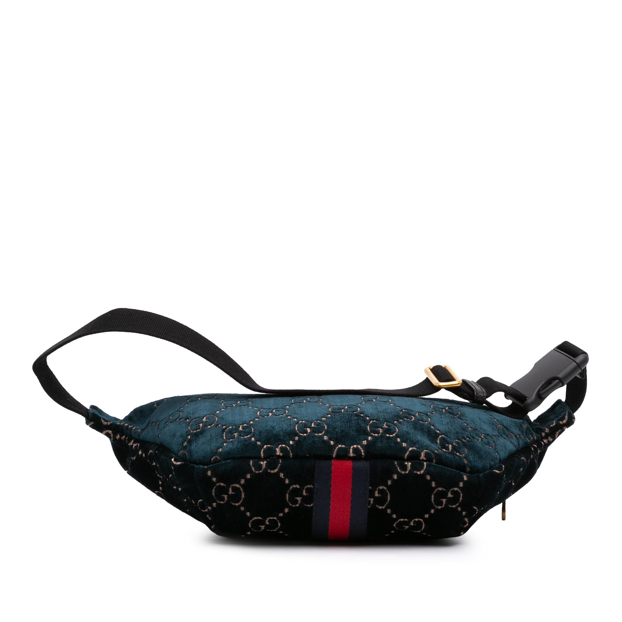 Gucci GG Velvet Ophidia Belt Bag