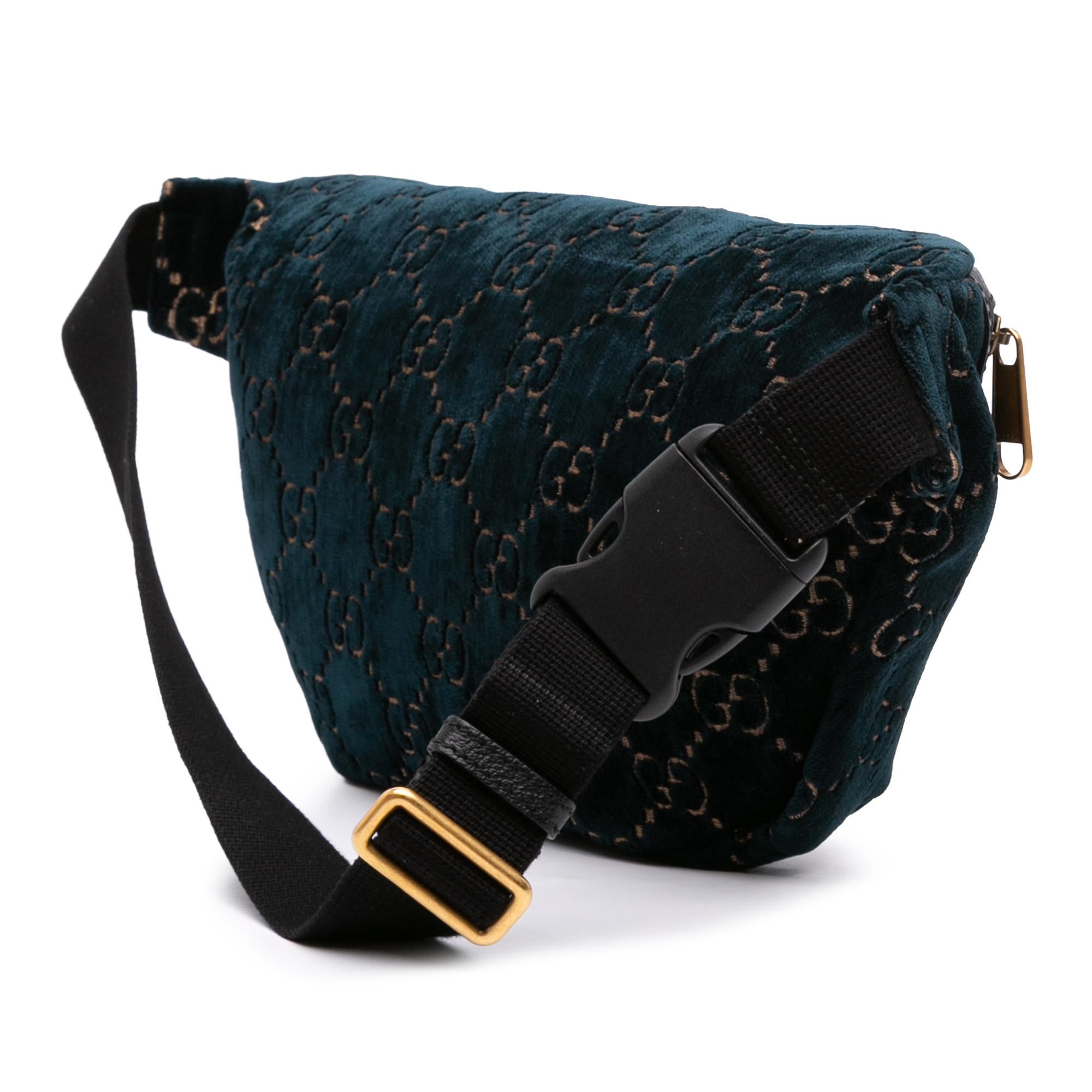 Gucci GG Velvet Ophidia Belt Bag