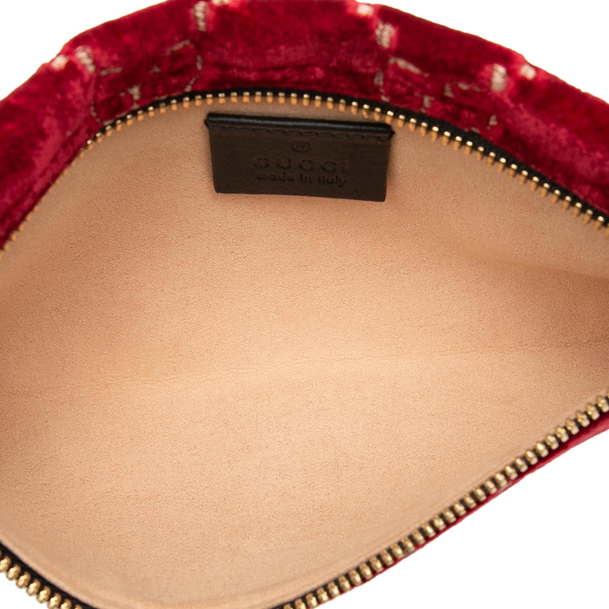 Gucci GG Velvet Rajah Pouch