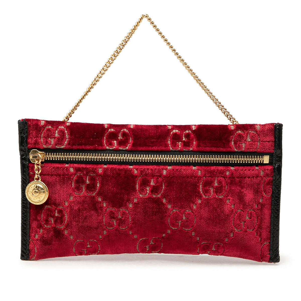 Gucci GG Velvet Rajah Pouch