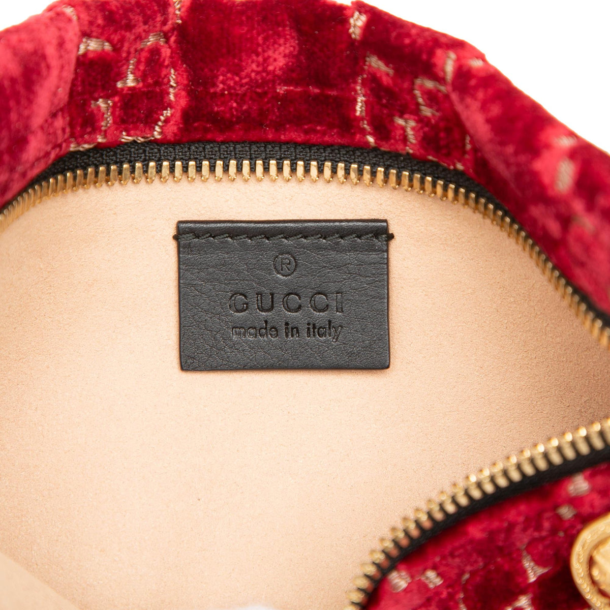 Gucci GG Velvet Rajah Pouch
