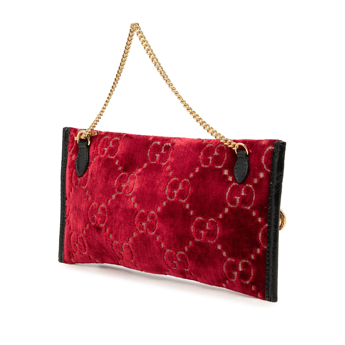 Gucci GG Velvet Rajah Pouch