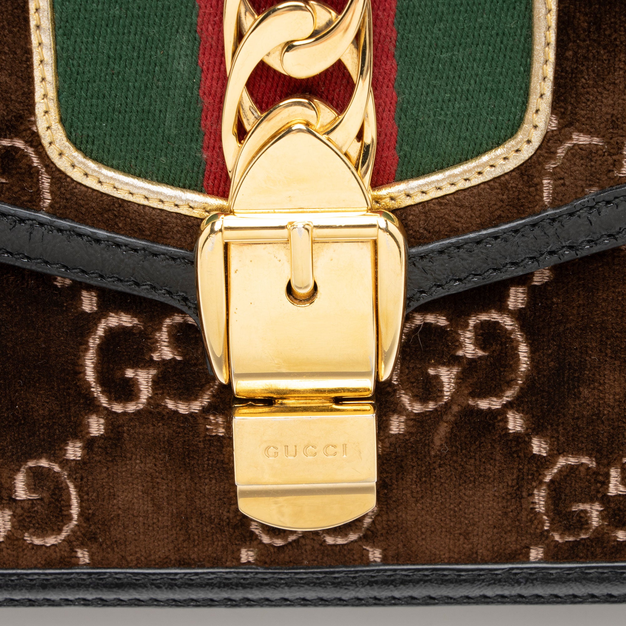 Gucci GG Velvet Sylvie Small Shoulder Bag