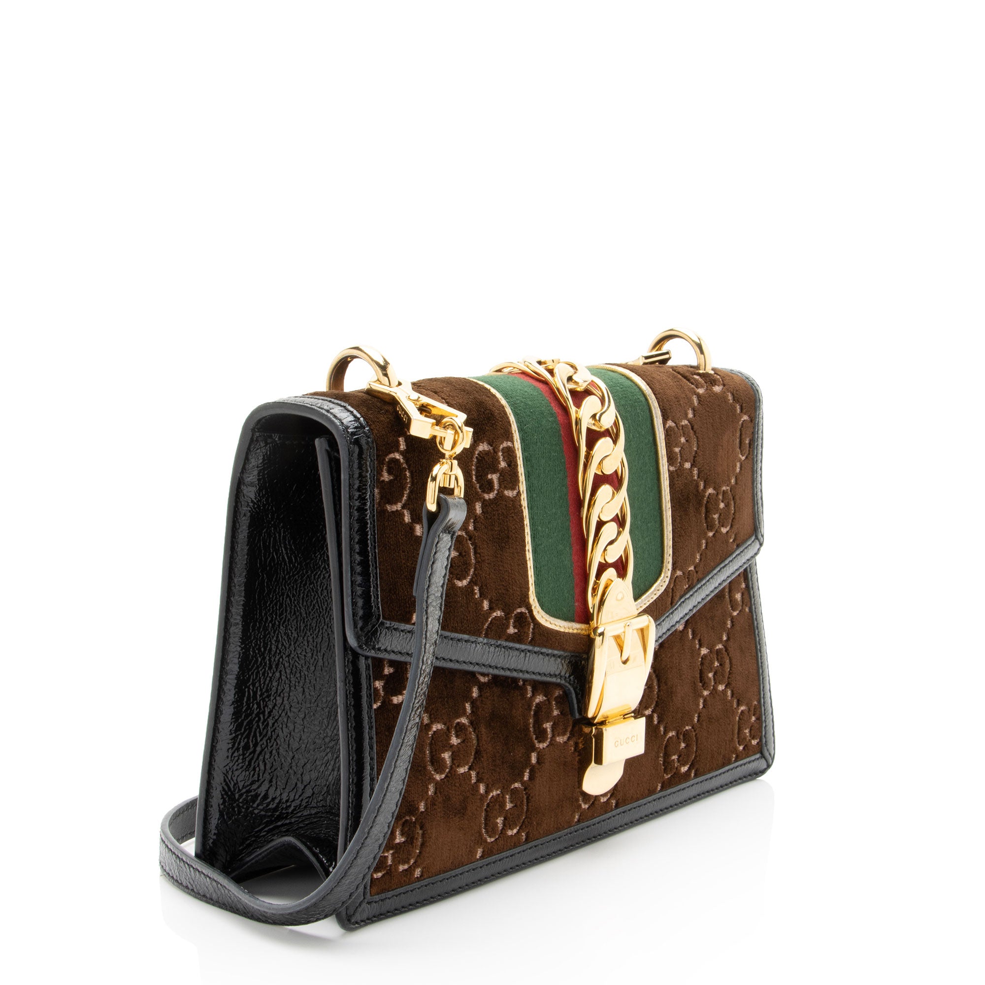 Gucci GG Velvet Sylvie Small Shoulder Bag