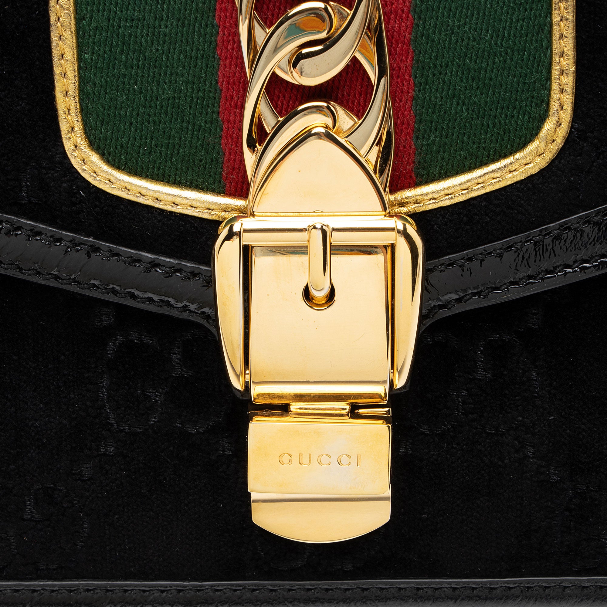 Gucci GG Velvet Sylvie Small Shoulder Bag