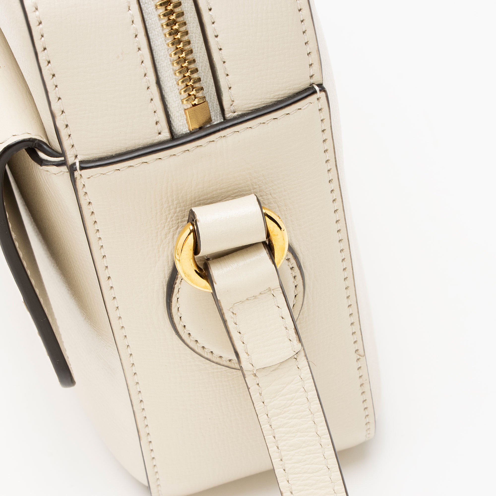 Gucci Glazed Calfskin Horsebit 1955 Small Shoulder Bag