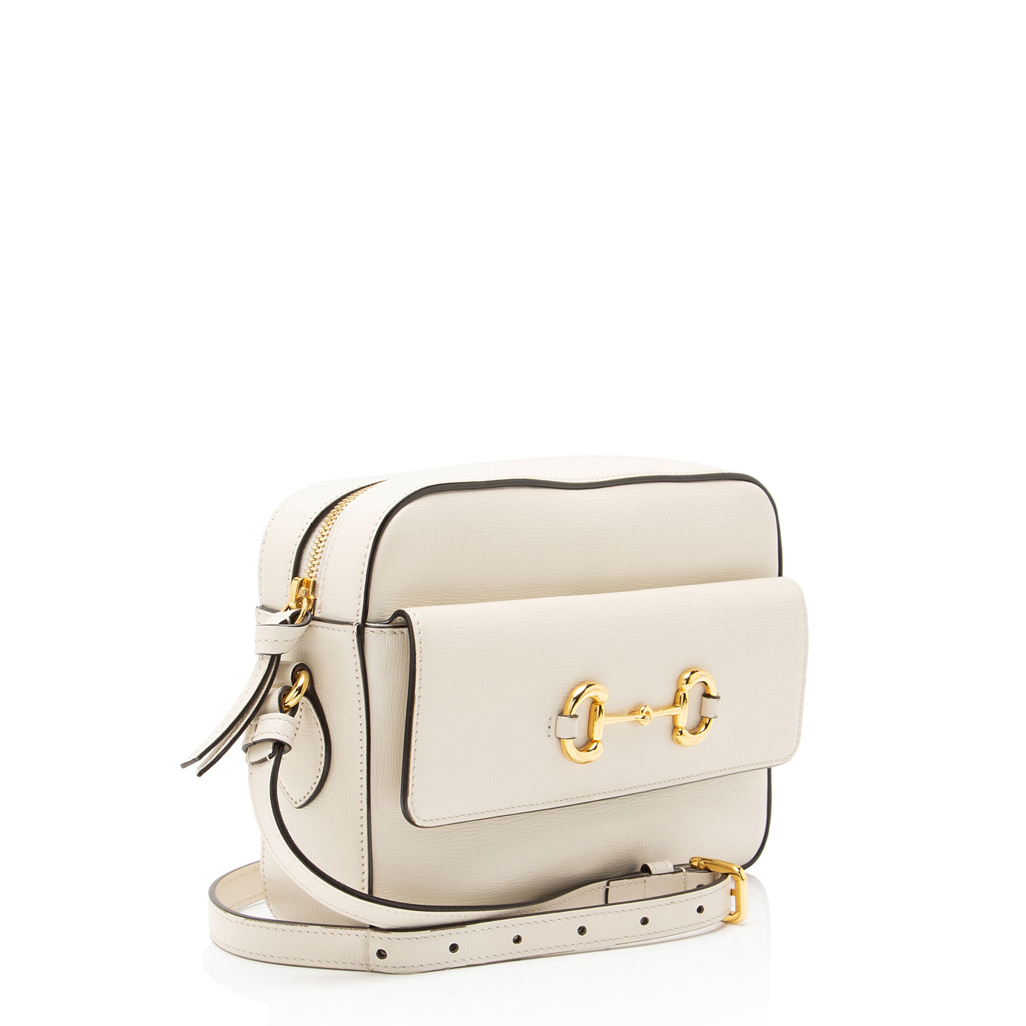 Gucci Glazed Calfskin Horsebit 1955 Small Shoulder Bag