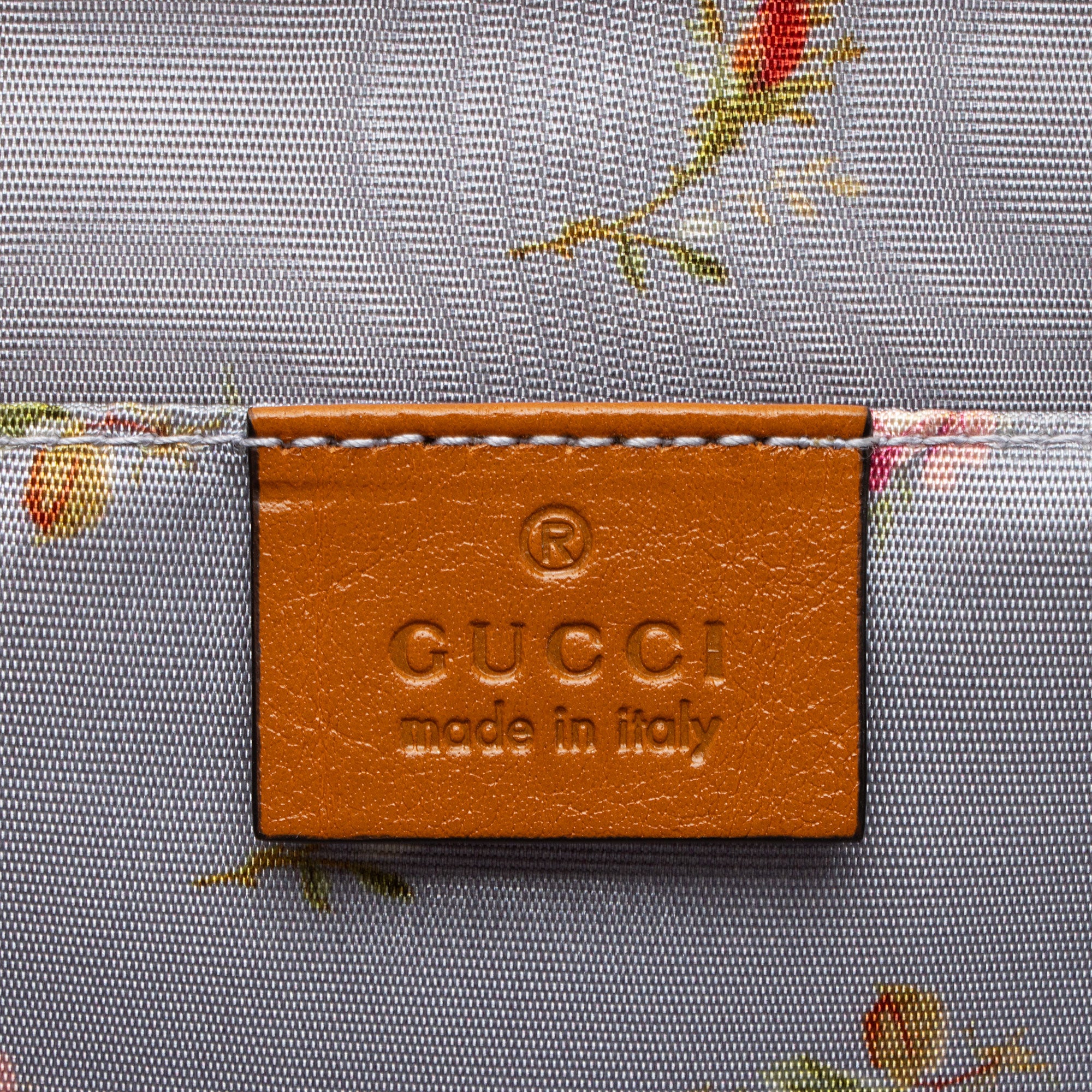 Gucci Glazed Wicker Cestino Linea Small Shoulder Bag