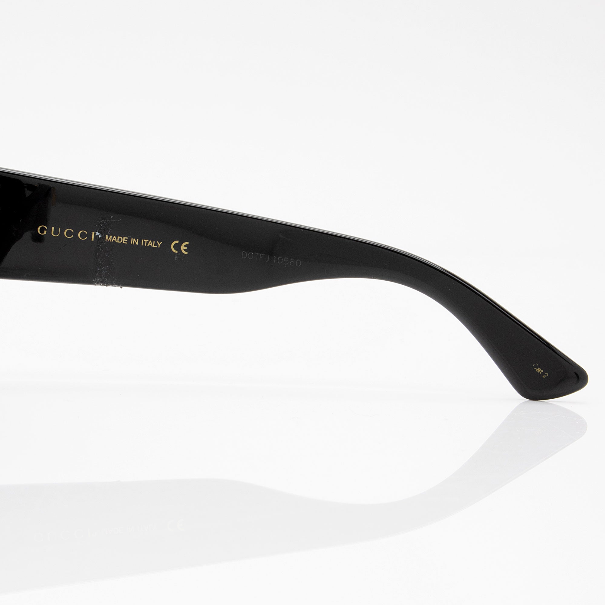 Gucci Glitter Web Interlocking G Oversize Round Sunglasses (SHF-lfFzn6)