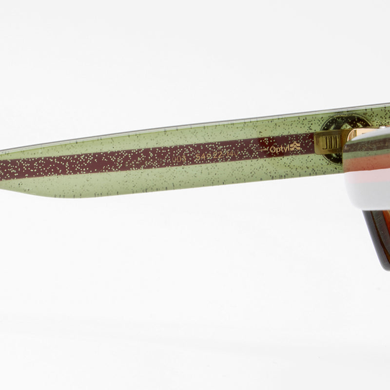 Gucci Glitter Web Interlocking G Round Sunglasses (SHF-mtd3IN)