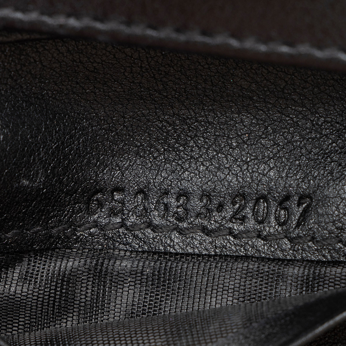 Gucci Grained Calfskin Bamboo Diana Compact Trifold Wallet