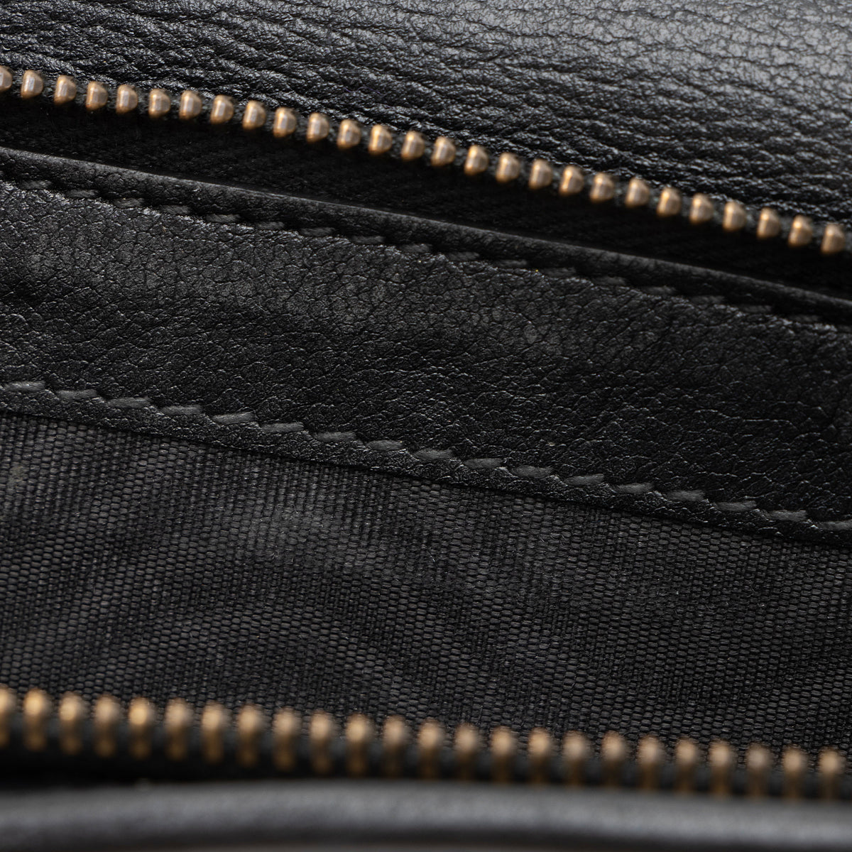 Gucci Grained Calfskin Bamboo Diana Compact Trifold Wallet