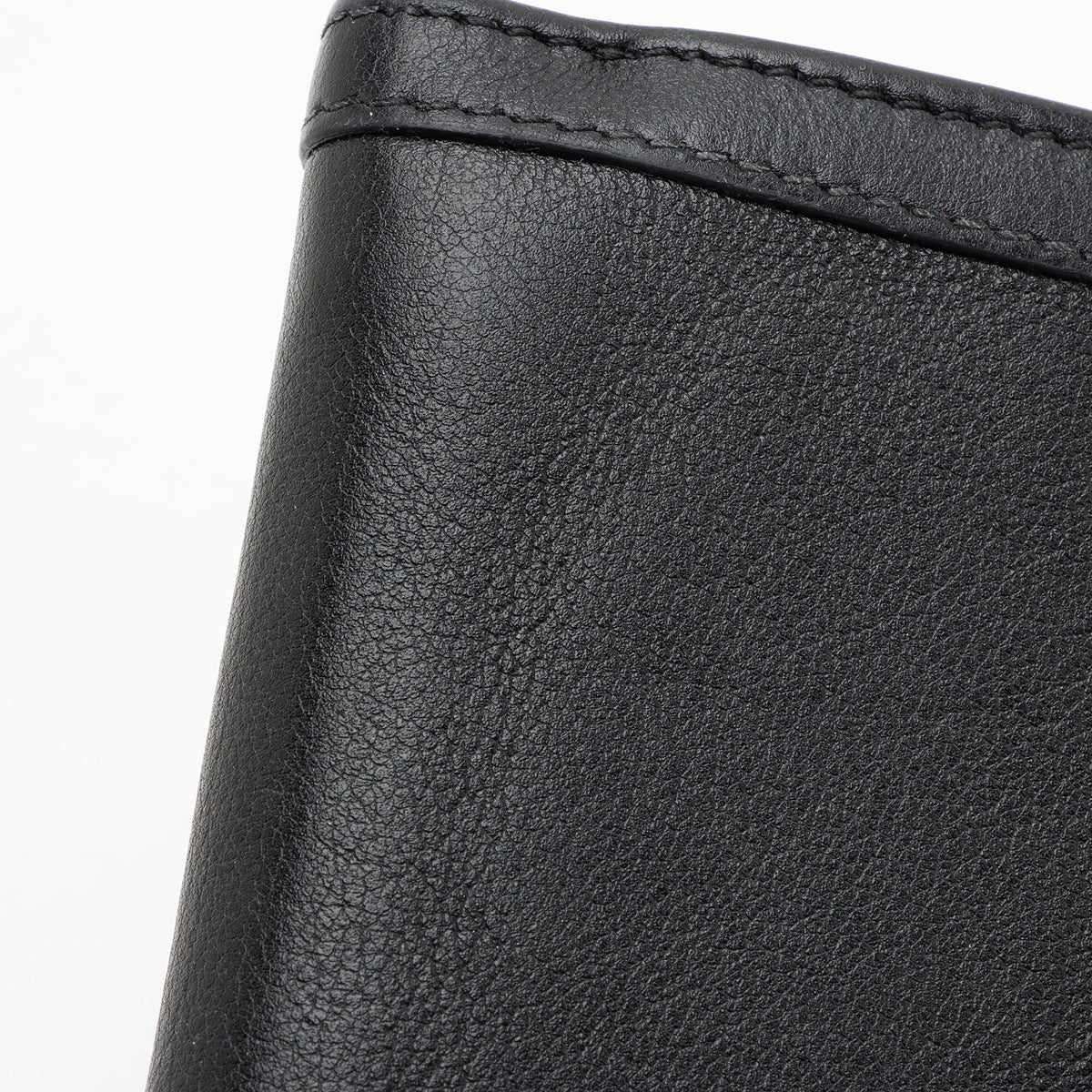 Gucci Grained Calfskin Bamboo Diana Compact Trifold Wallet