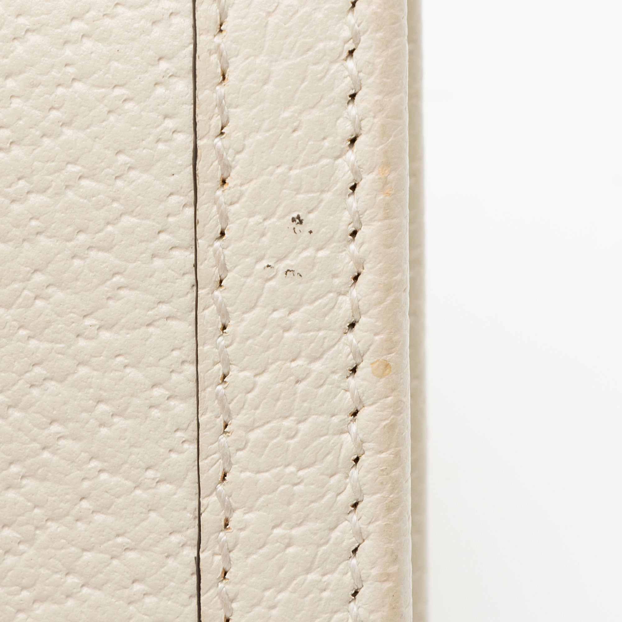 Gucci Grained Calfskin Bamboo Diana Compact Wallet