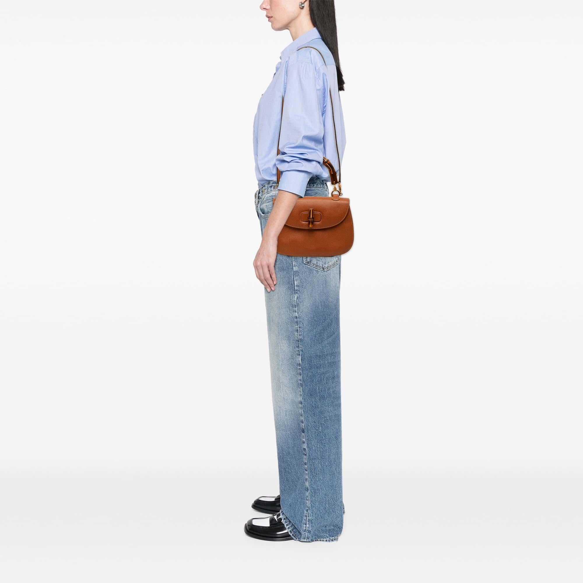 Gucci Grained Calfskin Bamboo Night
