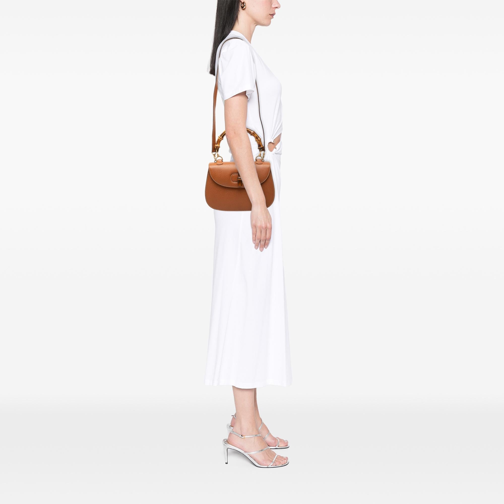 Gucci Grained Calfskin Bamboo Night