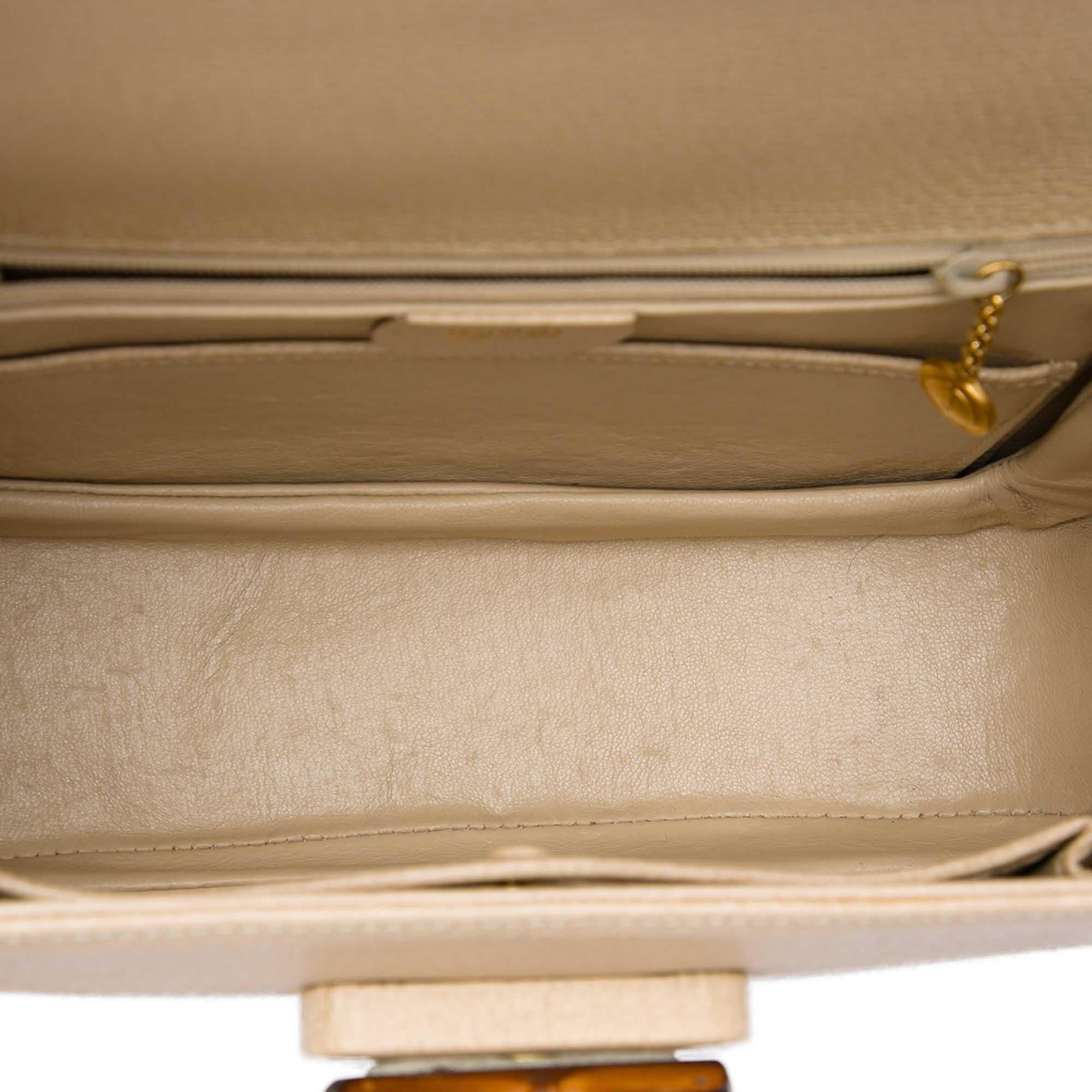 Gucci Grained Calfskin Bamboo Night