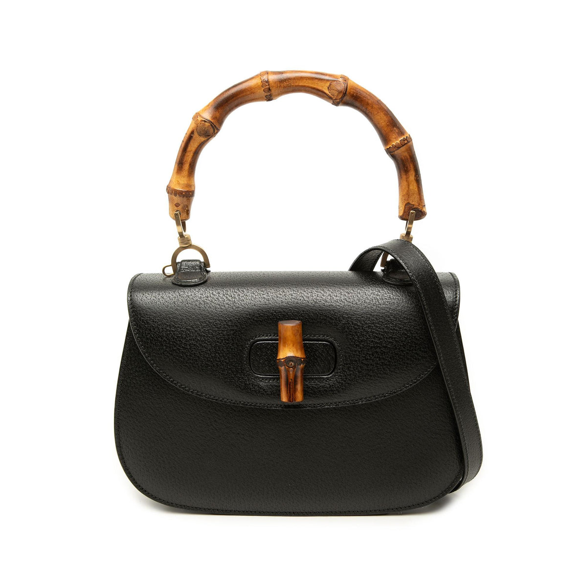 Gucci Grained Calfskin Bamboo Night