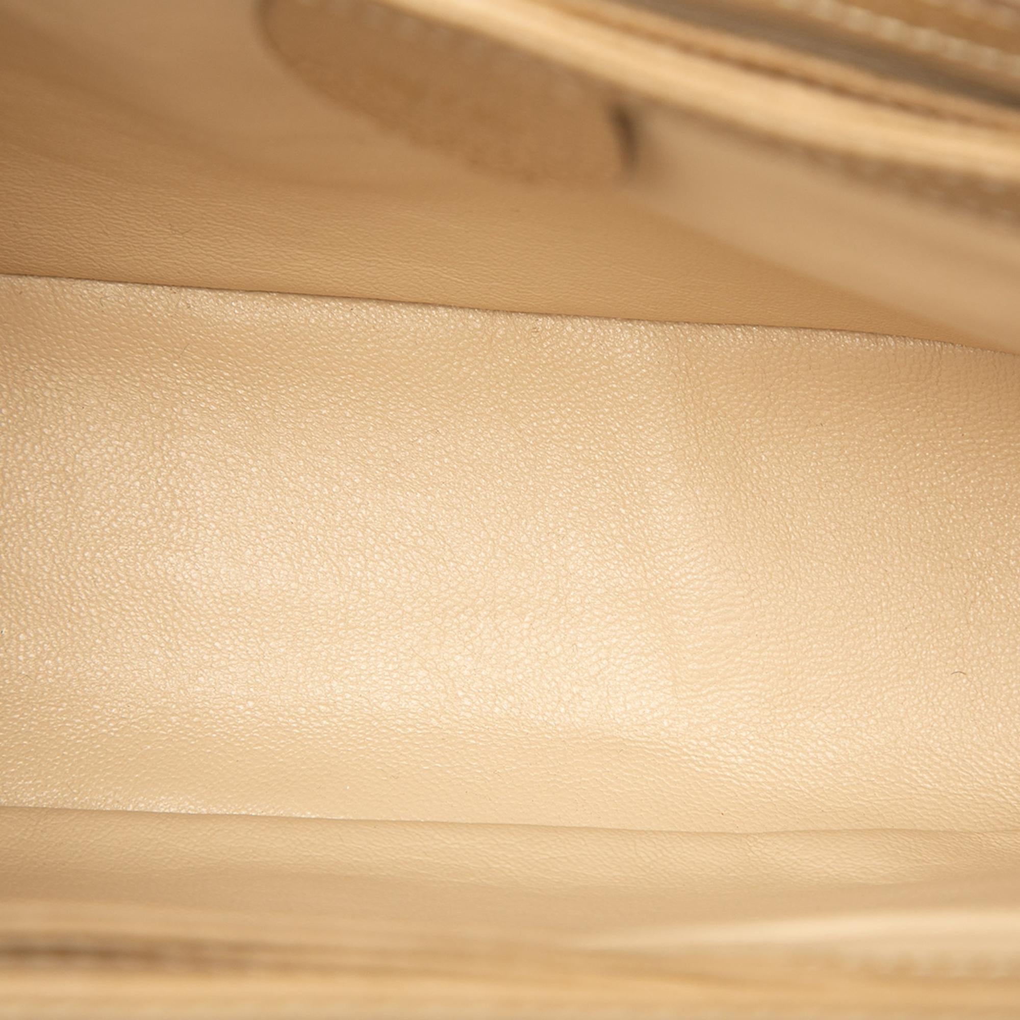 Gucci Grained Calfskin Bamboo Satchel