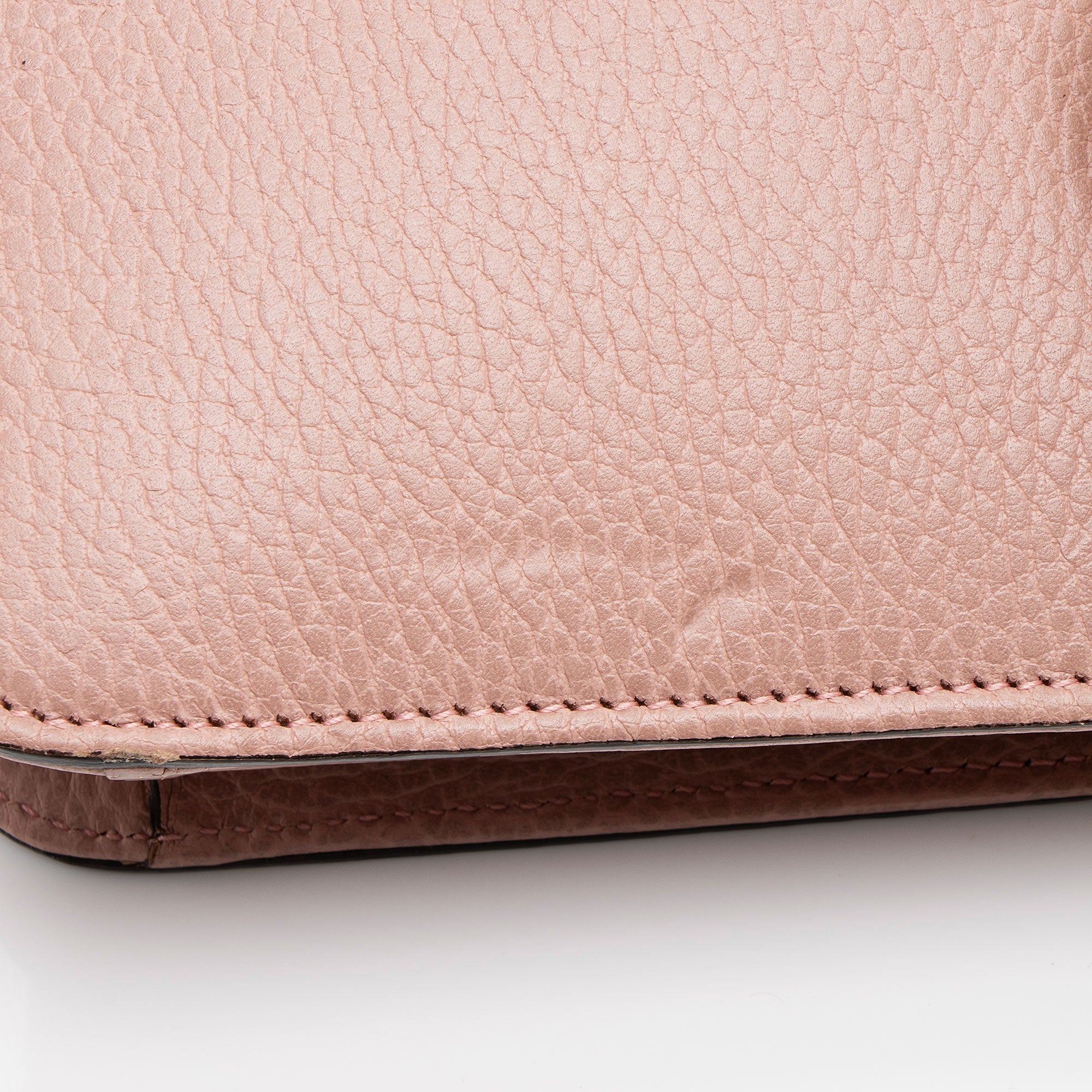 Gucci Grained Calfskin Interlocking G Medium Shoulder Bag