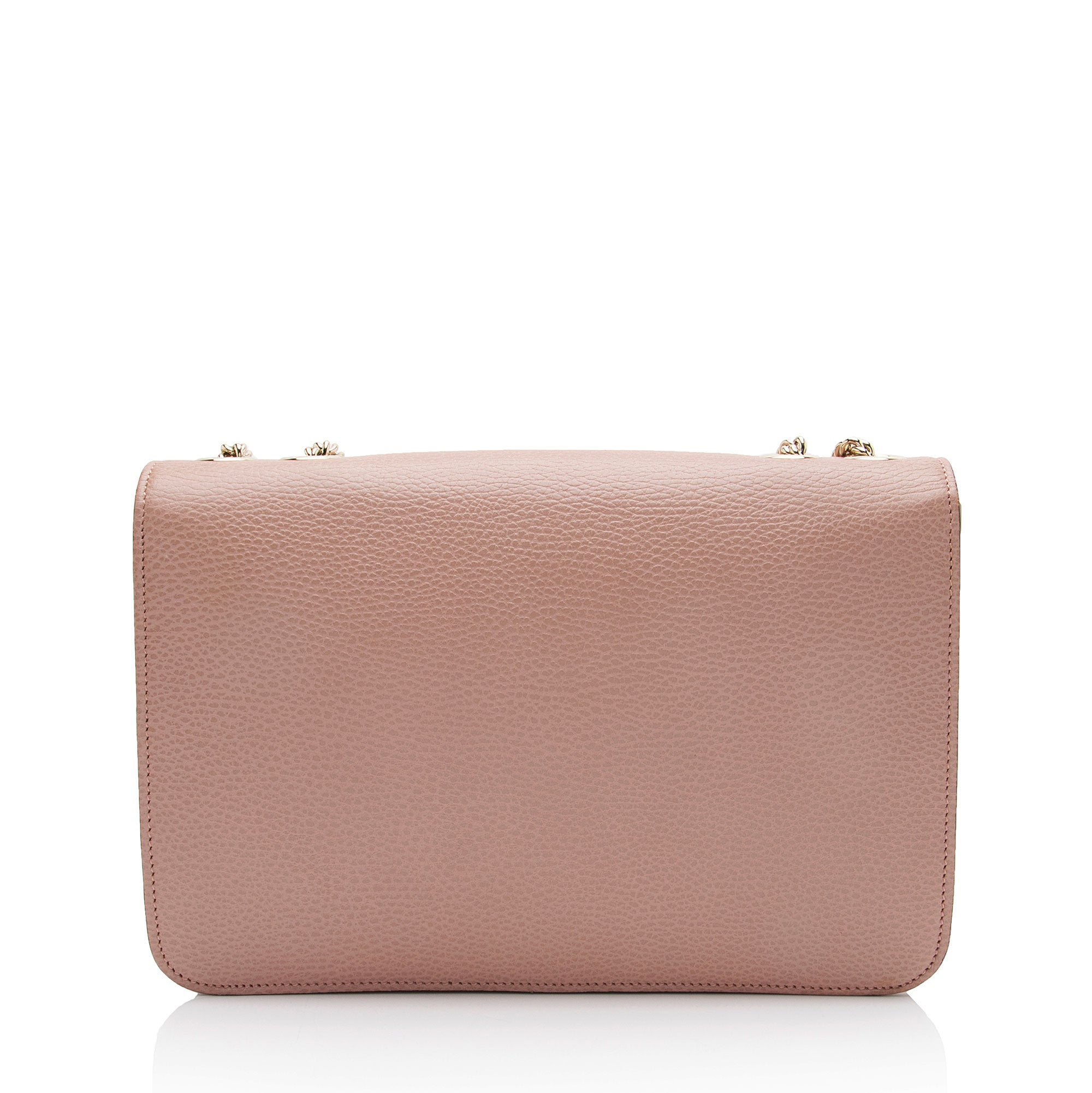 Gucci Grained Calfskin Interlocking G Medium Shoulder Bag