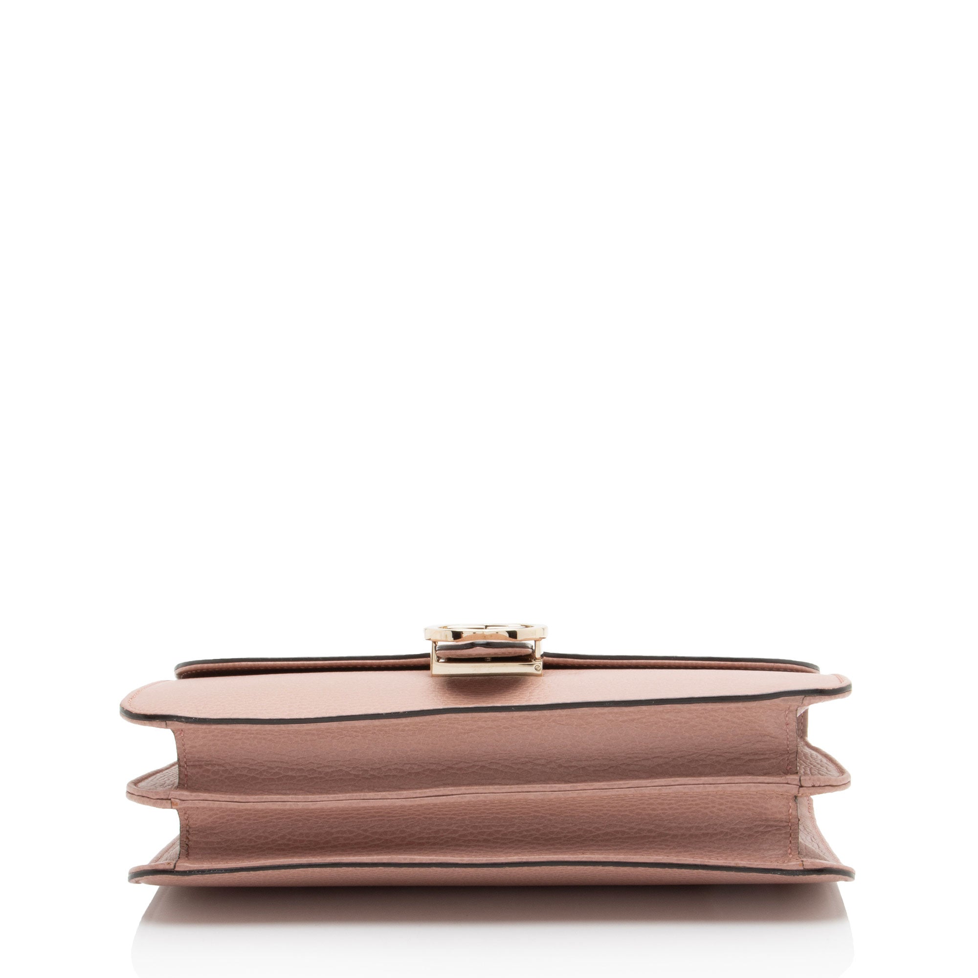 Gucci Grained Calfskin Interlocking G Medium Shoulder Bag
