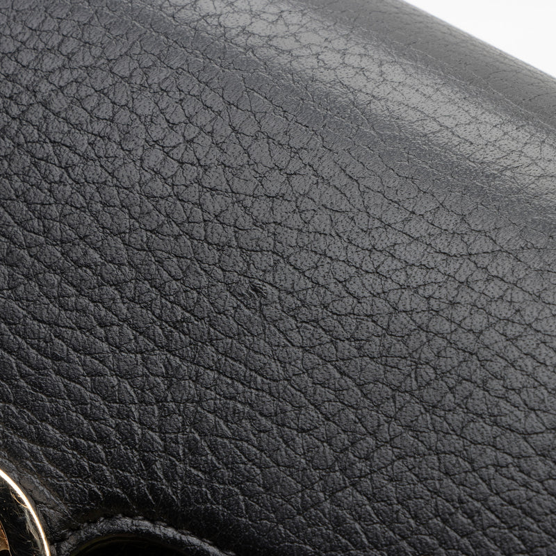 Gucci Grained Calfskin Interlocking G Small Crossbody Bag (SHF-lys74k)