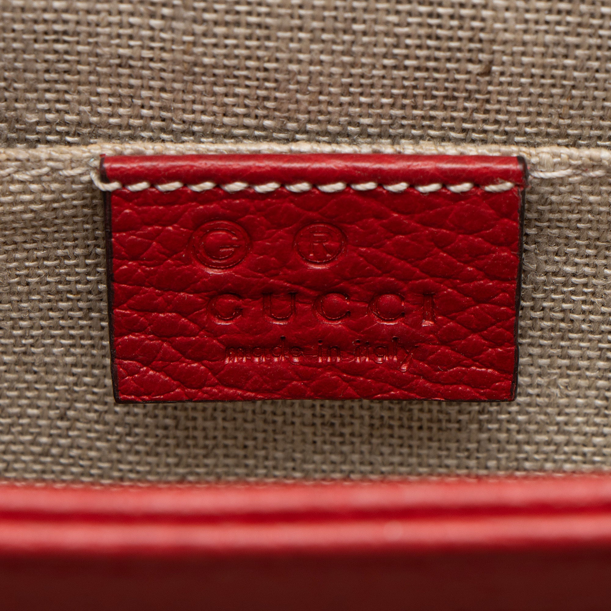 Gucci Grained Calfskin Interlocking G Small Shoulder Bag