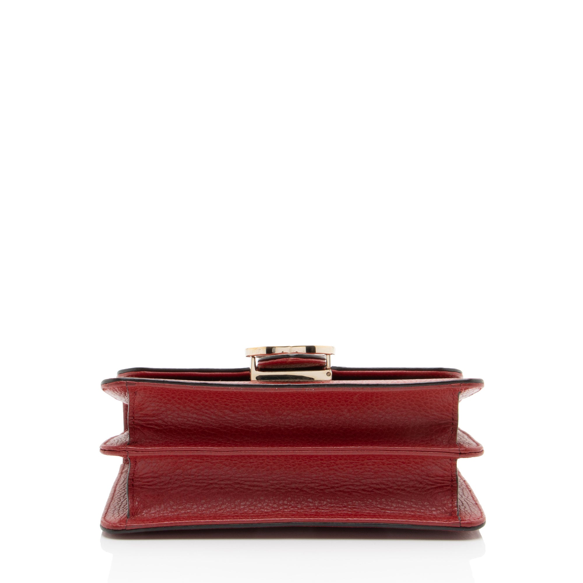 Gucci Grained Calfskin Interlocking G Small Shoulder Bag