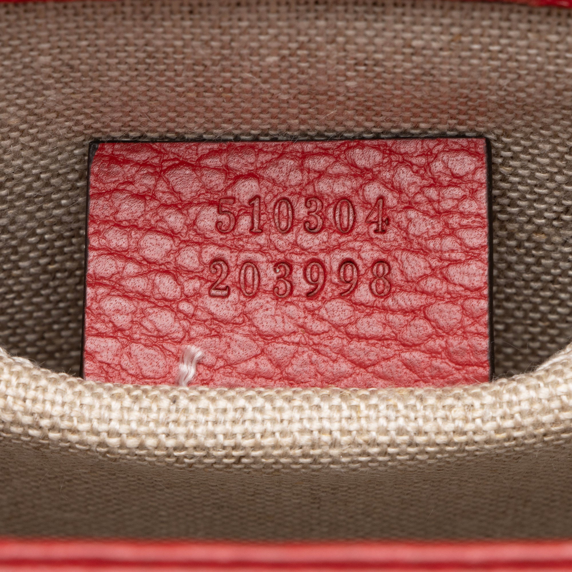 Gucci Grained Calfskin Interlocking G Small Shoulder Bag
