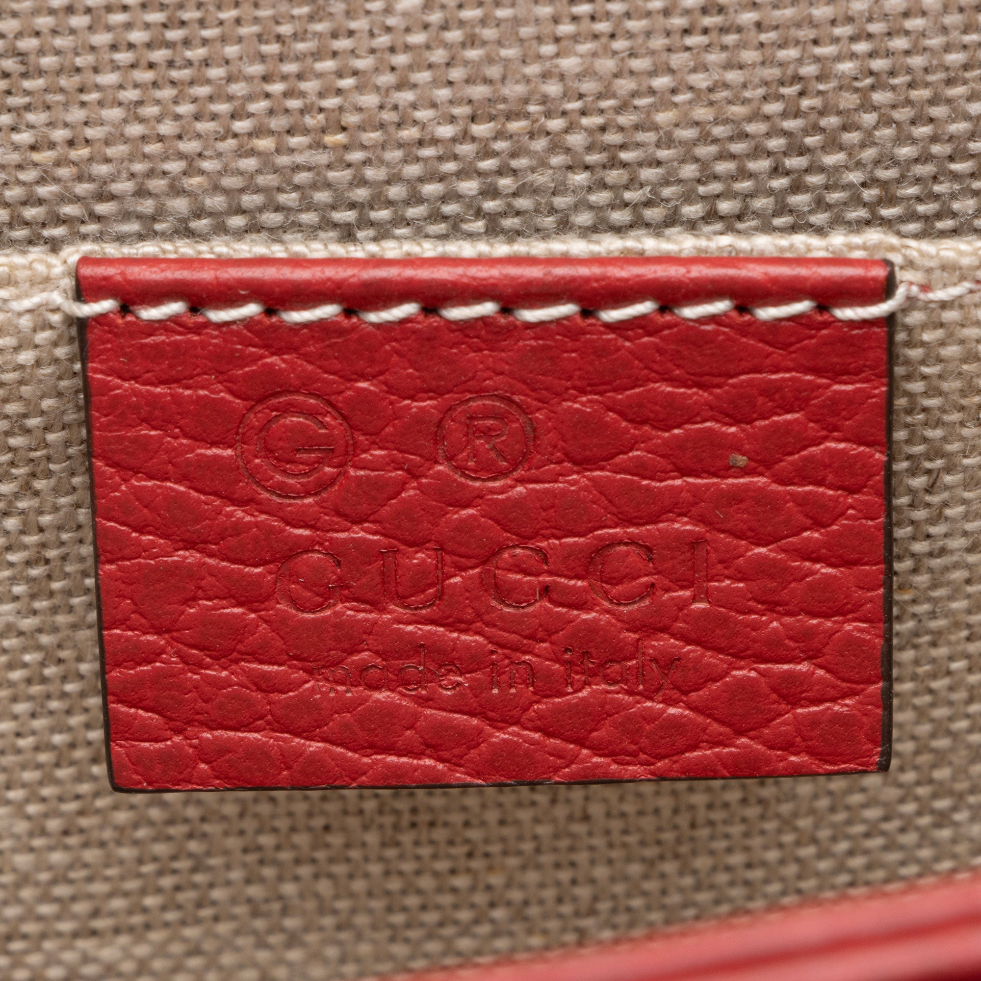 Gucci Grained Calfskin Interlocking G Small Shoulder Bag