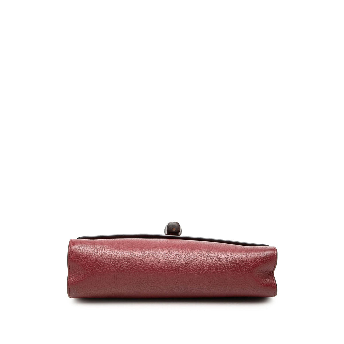 Gucci Grained Calfskin Logo Half Moon Crossbody