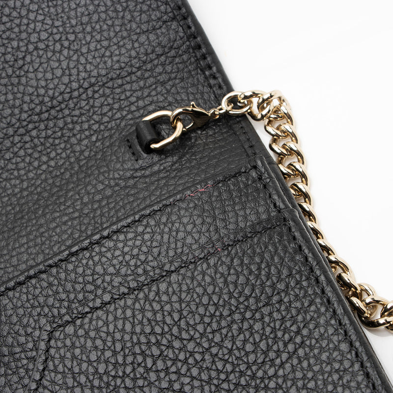Gucci Grained Leather Soho Wallet on Chain Bag (SHF-y4vS3S)