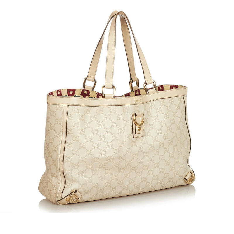 Gucci Guccissima Abbey D-Ring Tote Bag (SHG-31868)