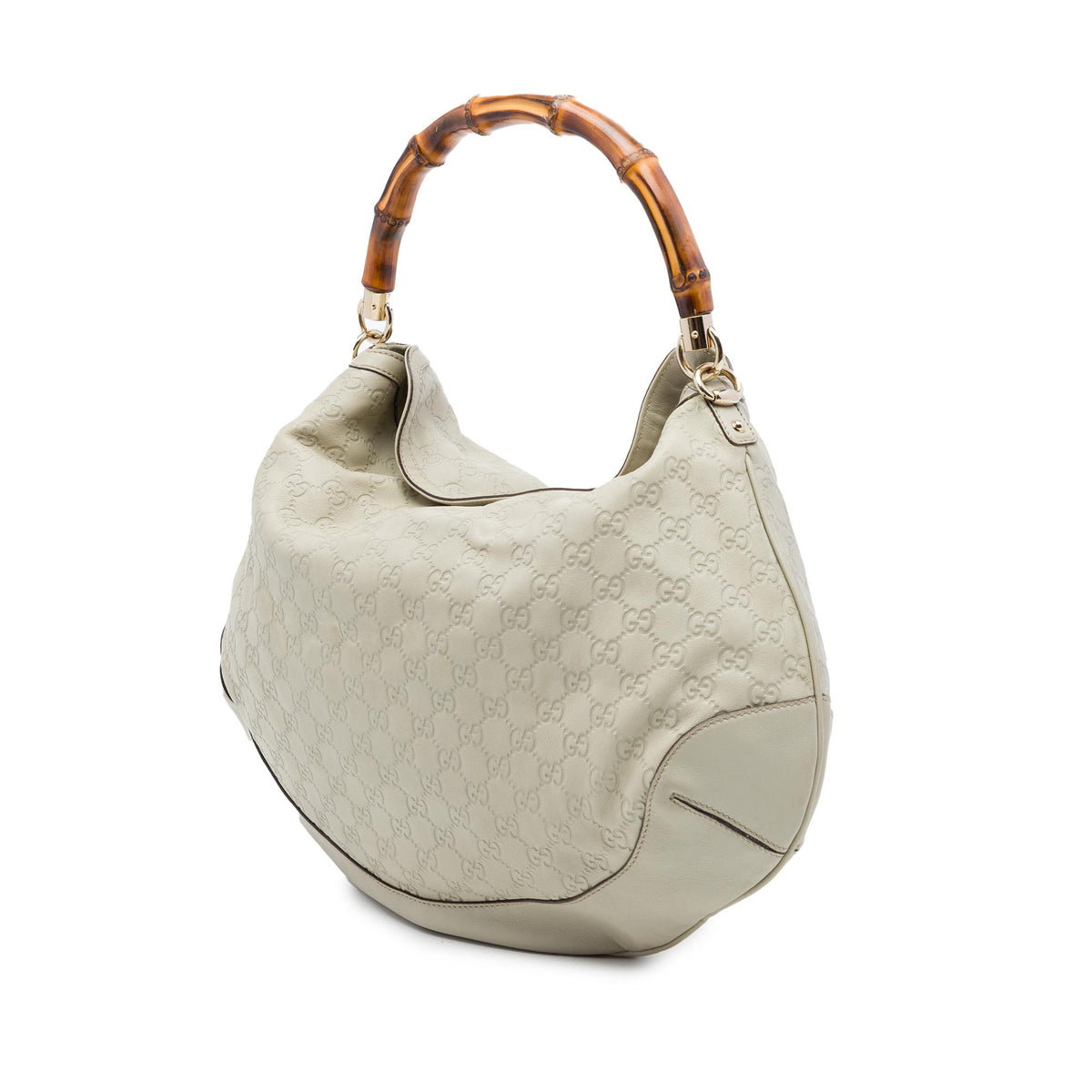 Gucci Guccissima Bamboo Peggy Satchel