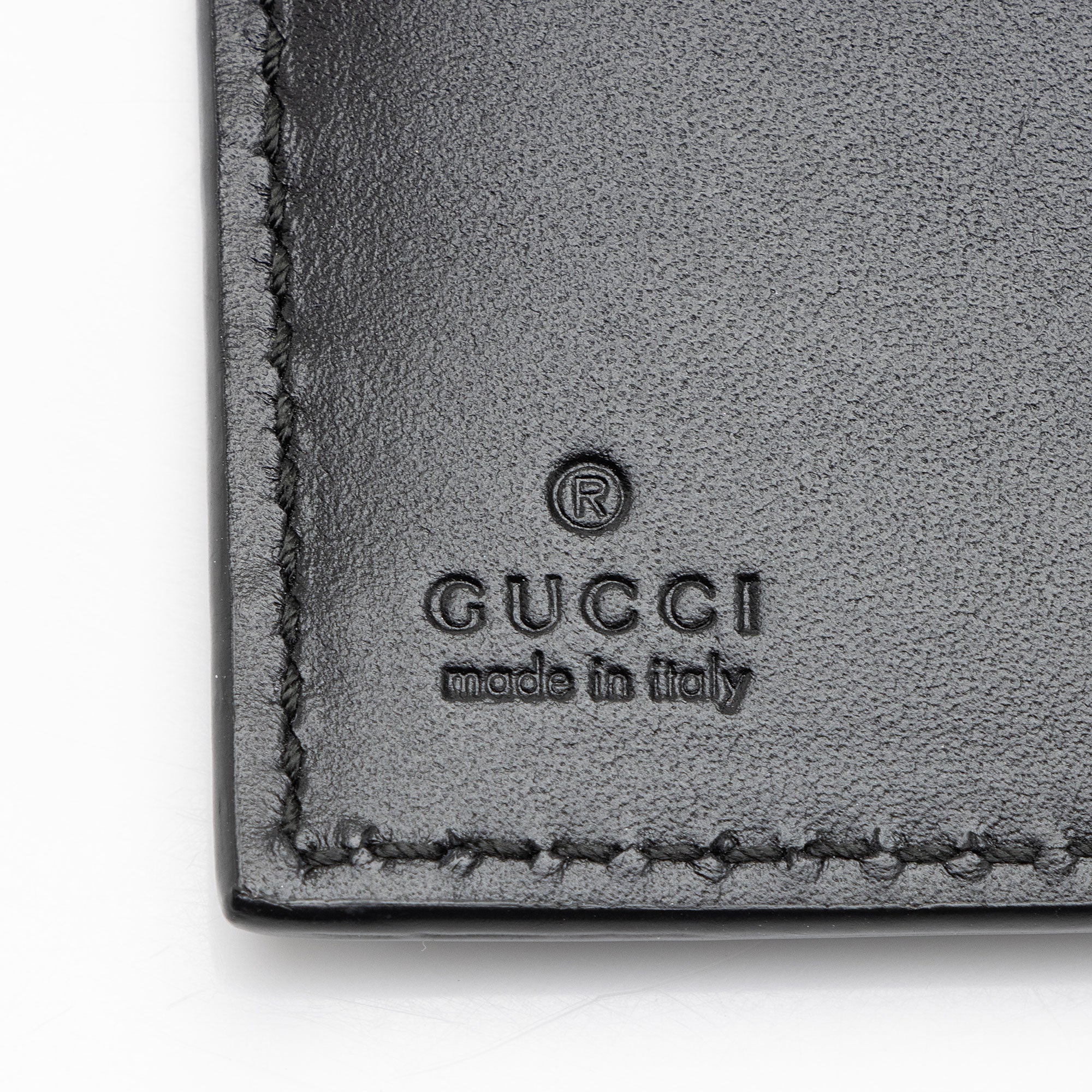 Gucci Guccissima Bow Signature French Wallet