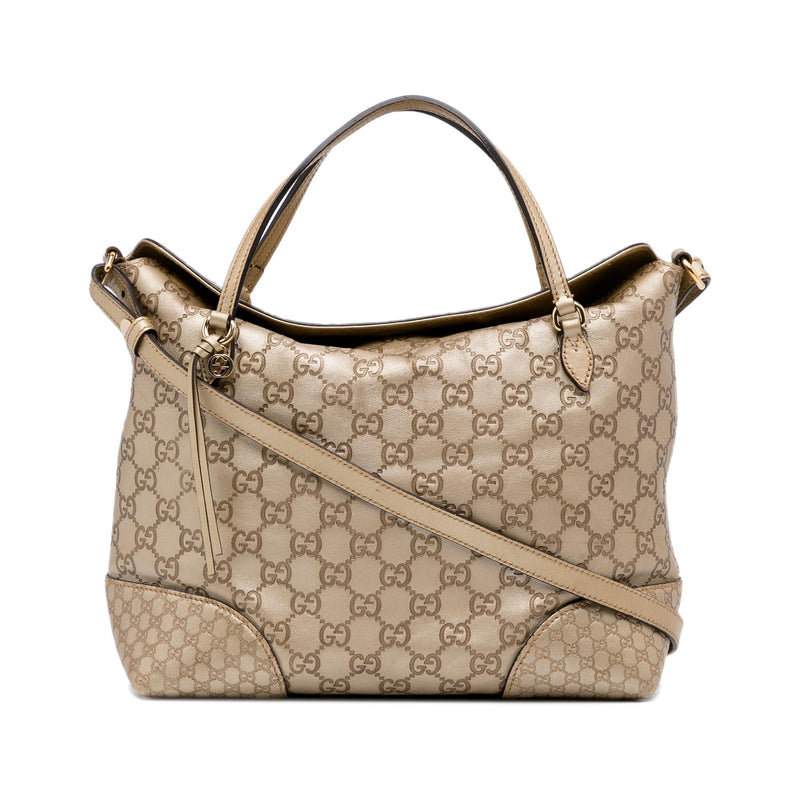 Gucci Guccissima Bree Satchel SHG 3hd0xw LuxeDH