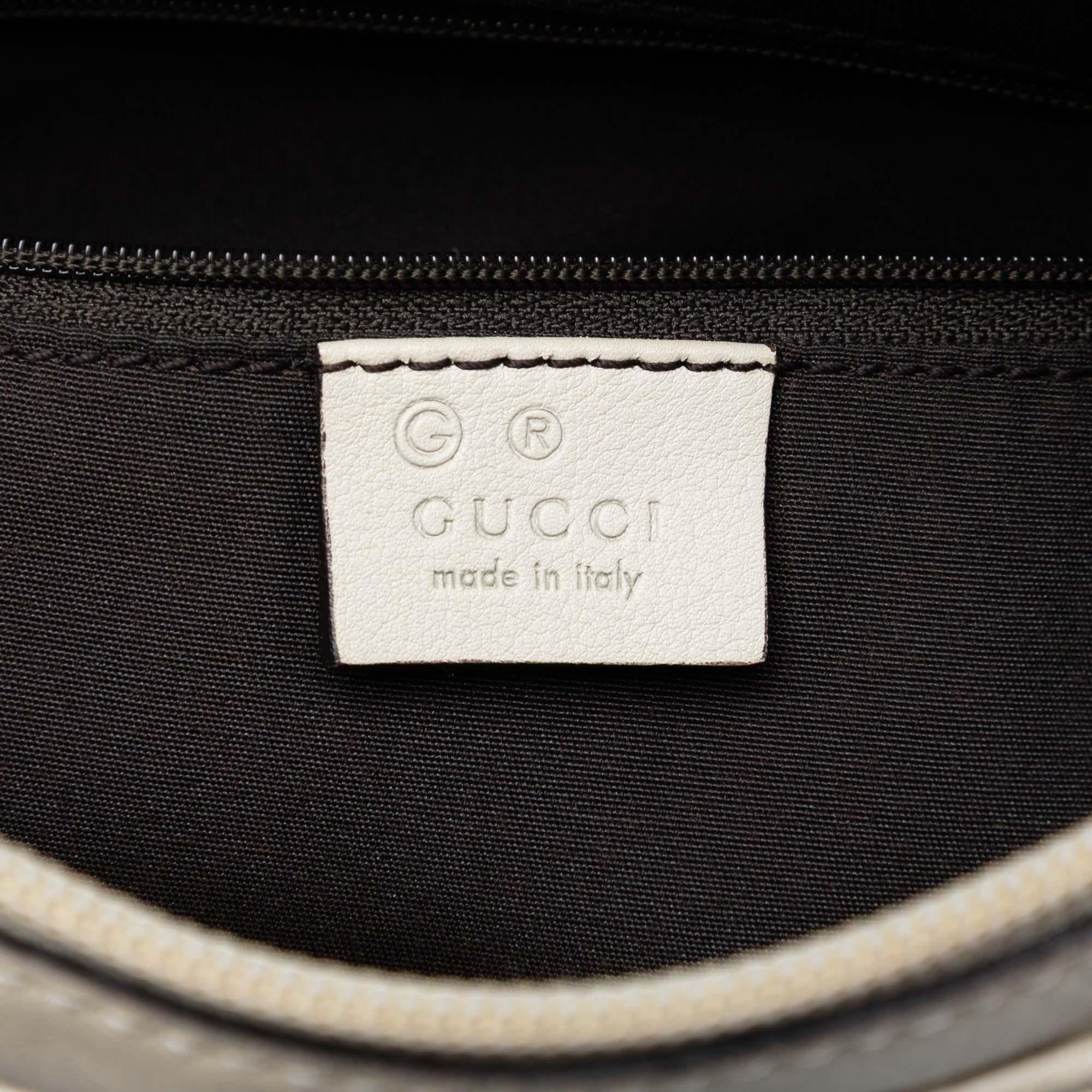 Gucci Guccissima Crest Shoulder Bag