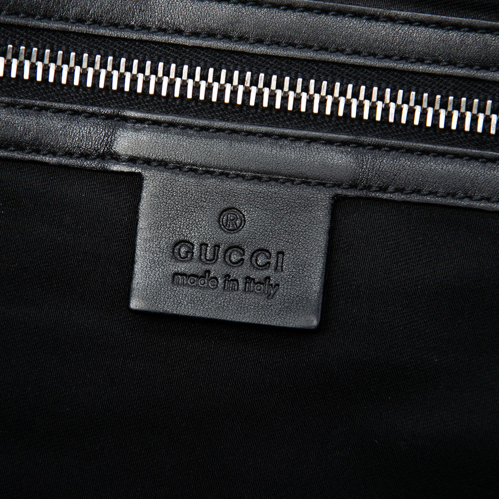 Gucci Guccissima Flap Messenger Bag