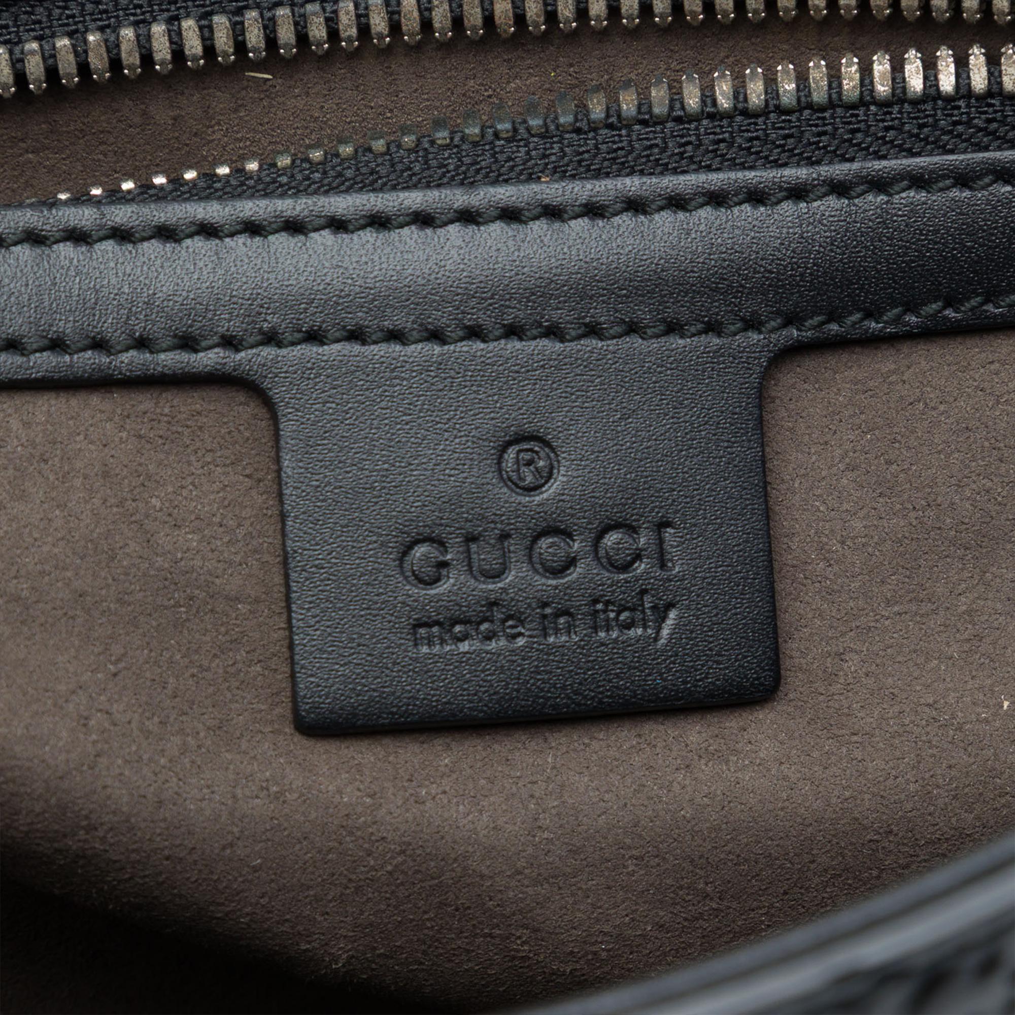 Gucci Guccissima Flap Messenger Bag
