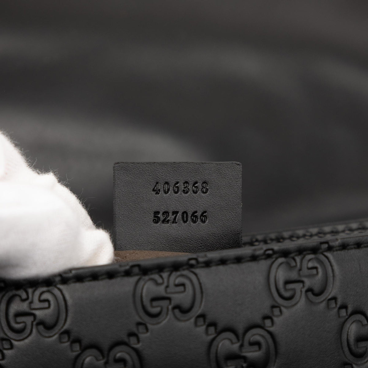 Gucci Guccissima Flap Messenger Bag