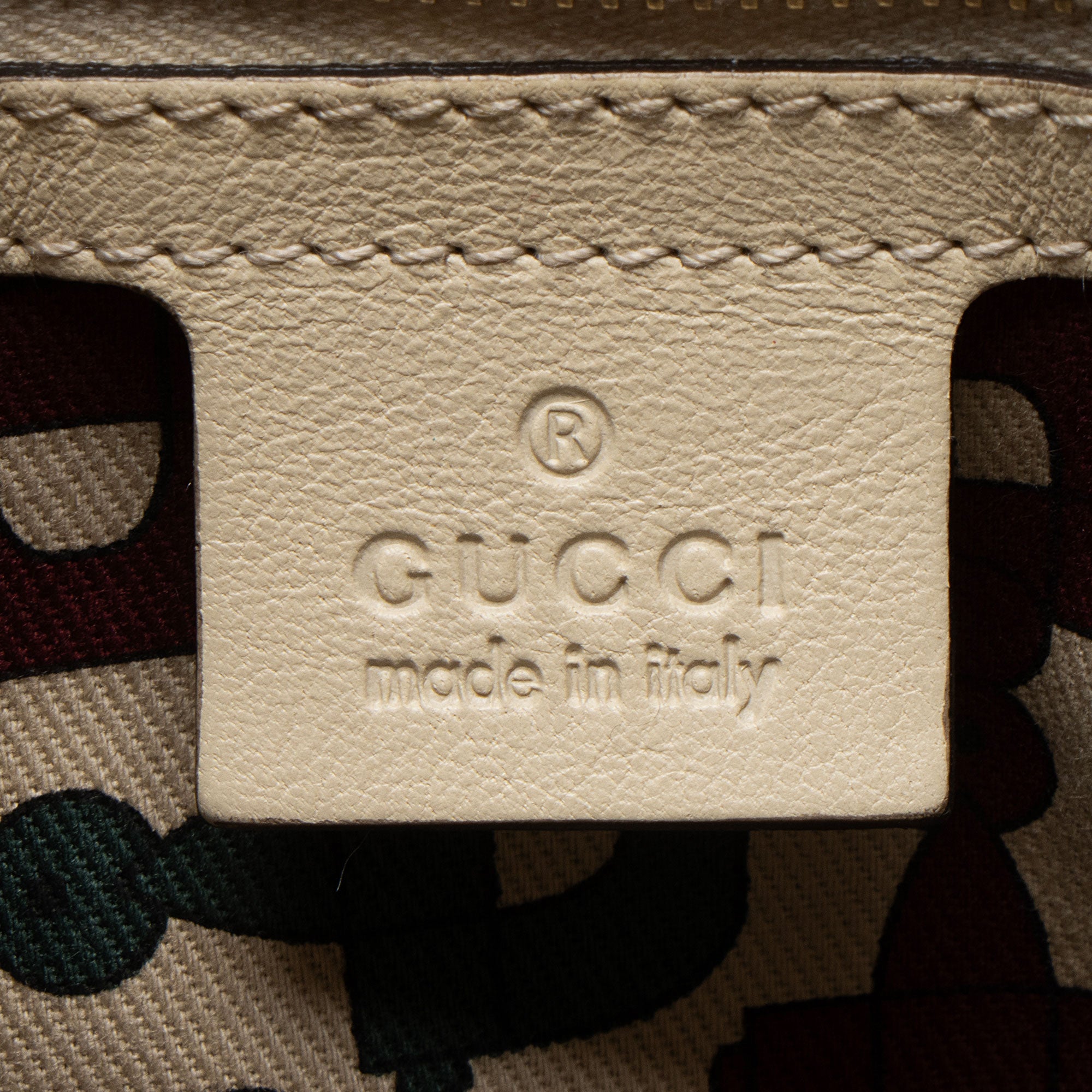 Gucci Guccissima Leather Bamboo Indy Large Satchel