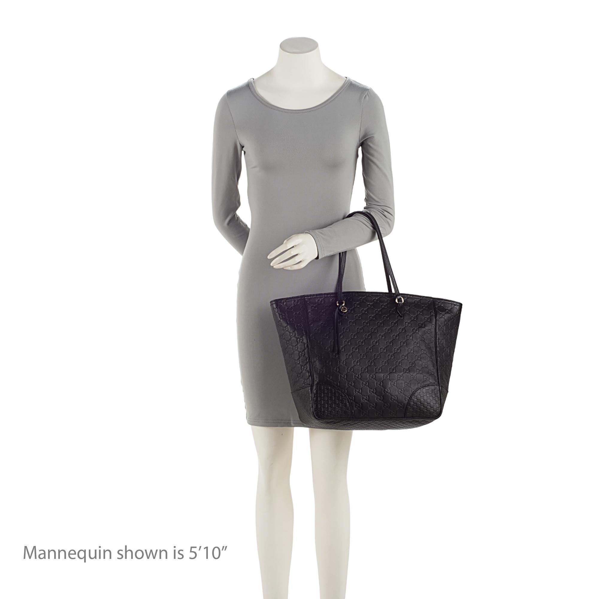 Gucci Guccissima Leather Bree Zip Medium Tote (SHF-Y3wwCh)