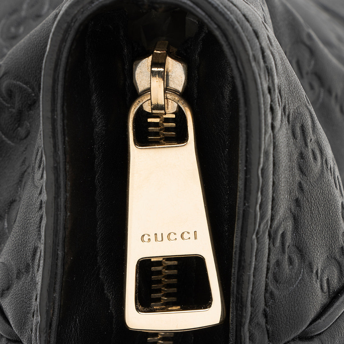 Gucci Guccissima Leather Bree Zip Medium Tote - FINAL SALE
