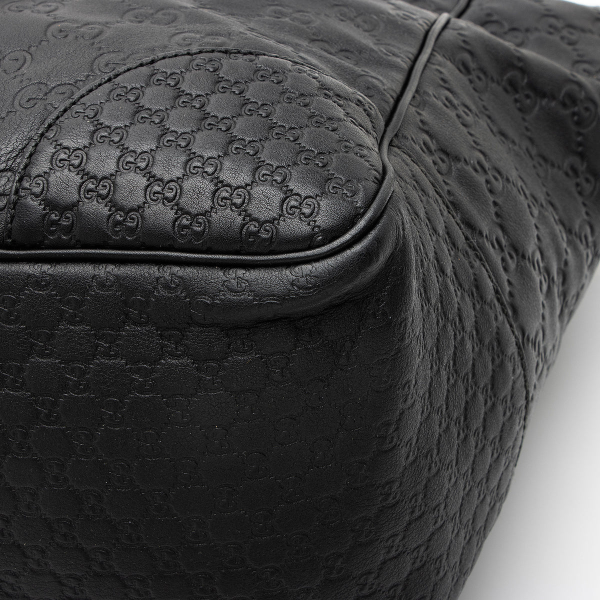 Gucci Guccissima Leather Bree Zip Medium Tote - FINAL SALE