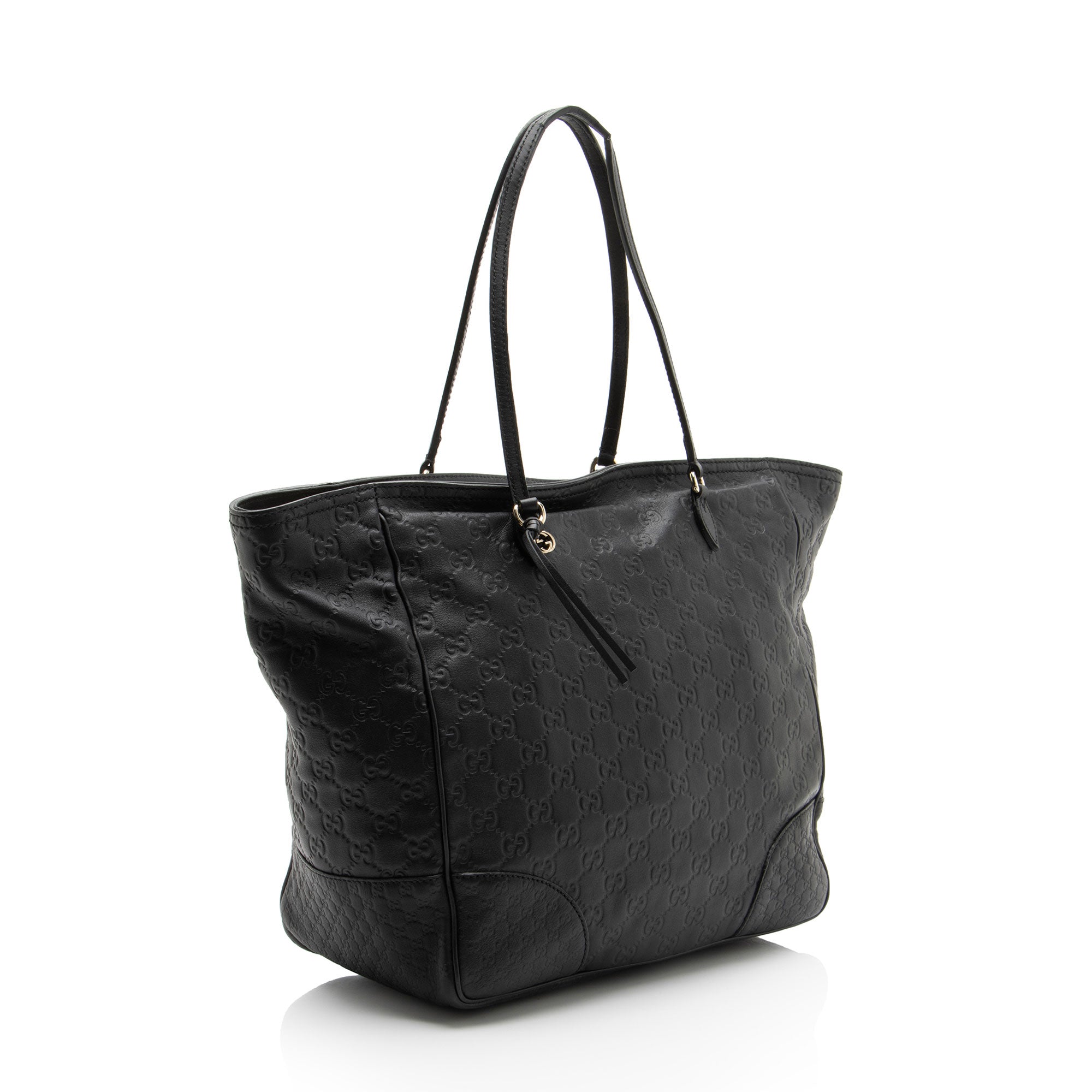 Gucci Guccissima Leather Bree Zip Medium Tote - FINAL SALE